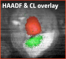 Monch-Attolight-Cathodoluminescence-Emission-Monch-Attolight-Cathodoluminescence-Overlay-HAADF-Biological-Imaging-Materials-Characterization